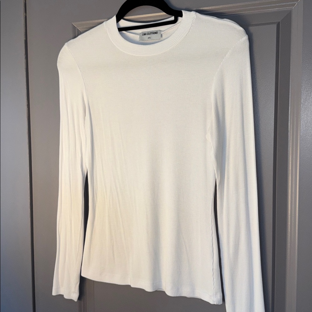 LNA Rilo Rib Long Sleeve Top - Picture 2 of 6